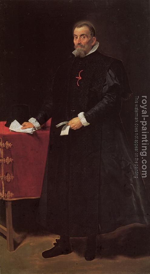 Diego Rodriguez De Silva Velazquez : Portrait of Don Diego de Corral y Arellano